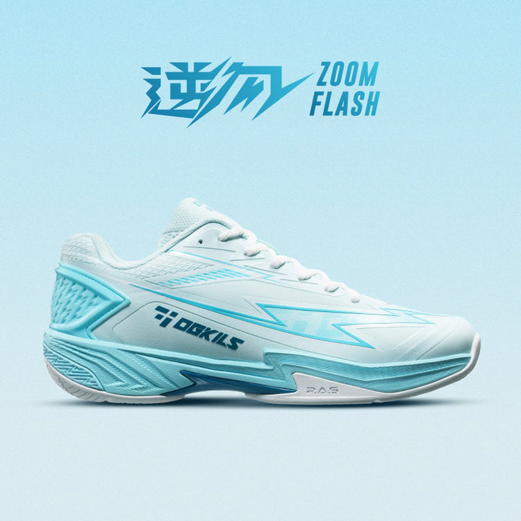 Zoom Flash Shoes (White Cyan) - OGKILS PH