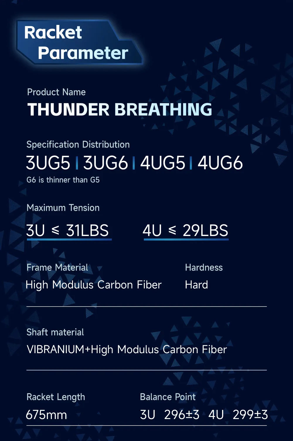 Thunder Breathing Badminton Racket - Speed - OGKILS PH