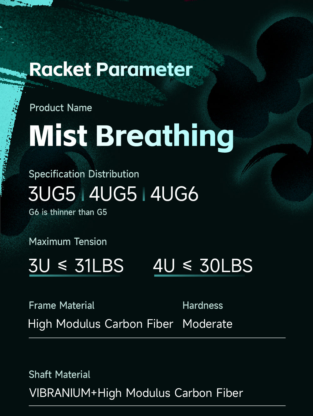 Mist Breathing Badminton Racket - Control - OGKILS PH