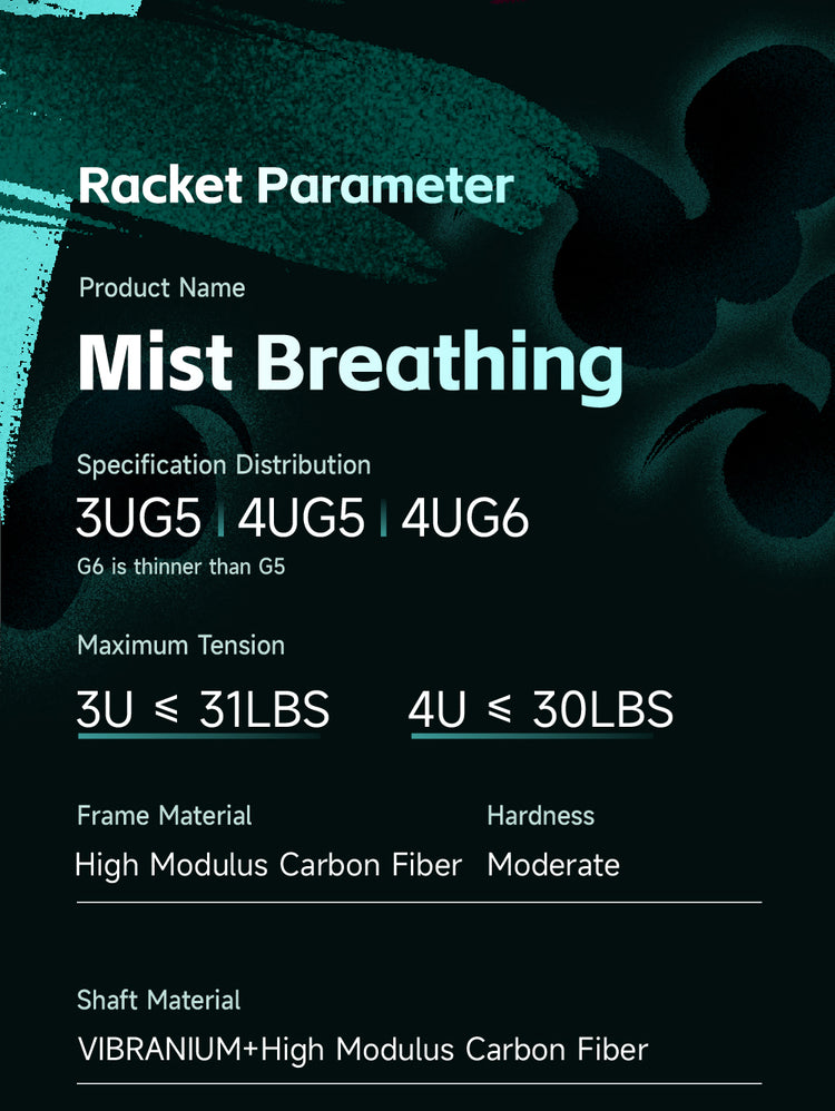 Mist Breathing Badminton Racket - Control - OGKILS PH