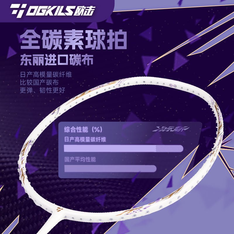 Dimensional Slash Pro Badminton Racket - Control - OGKILS PH