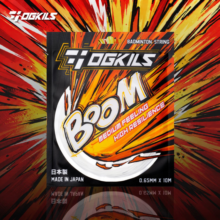 DS-BOOM High Resilience Badminton String (0.65mm) - OGKILS PH