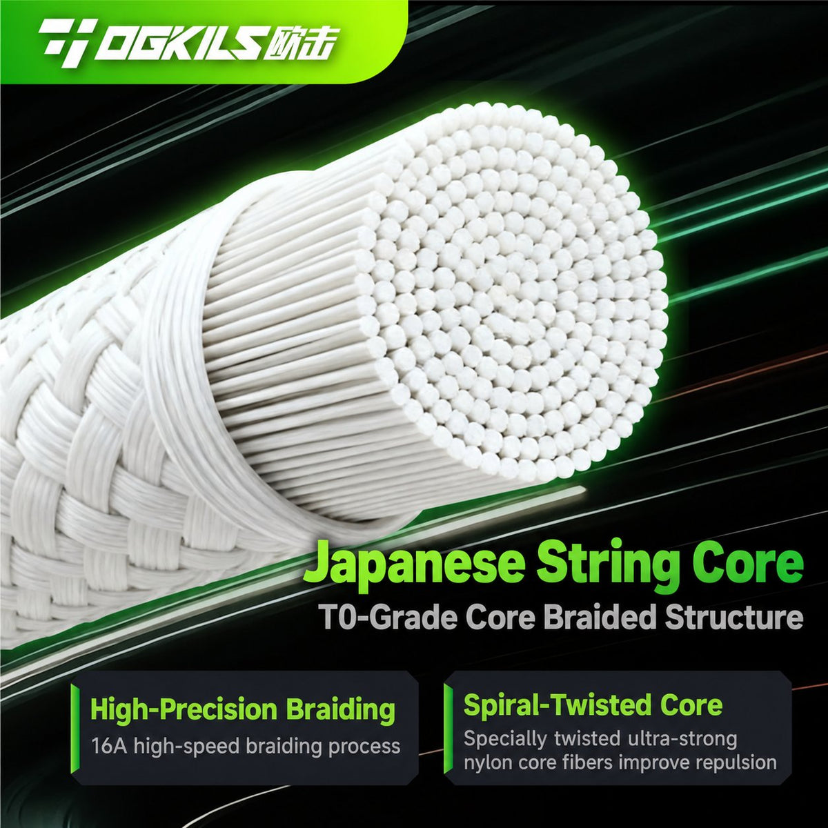 DS-DING High Repulsion Badminton String (0.63mm) - OGKILS PH