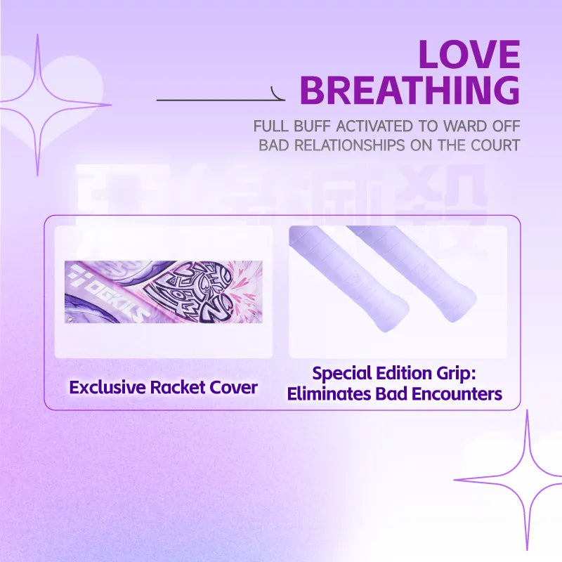 Love Breathing Badminton Racket - Speed - OGKILS PH