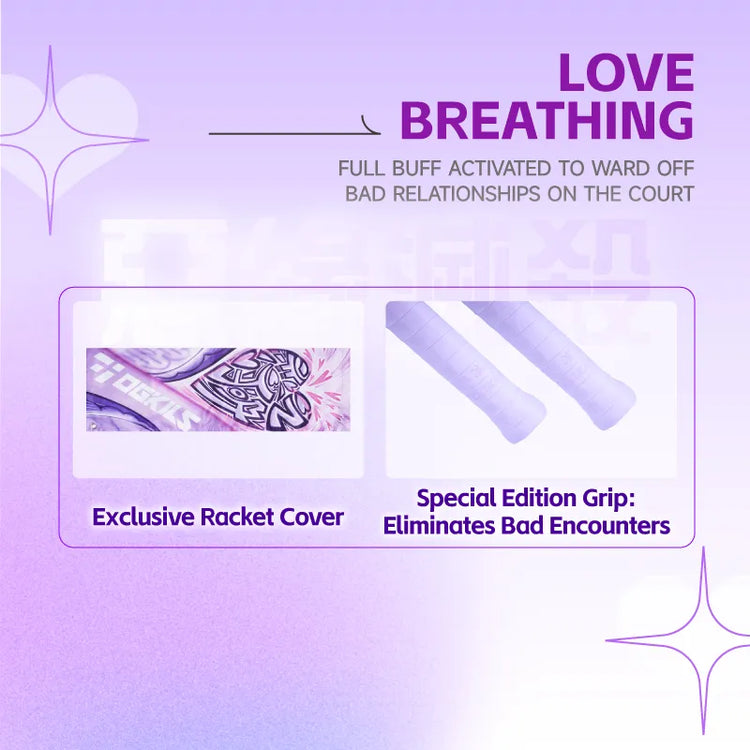 Love Breathing Badminton Racket - Speed - OGKILS PH