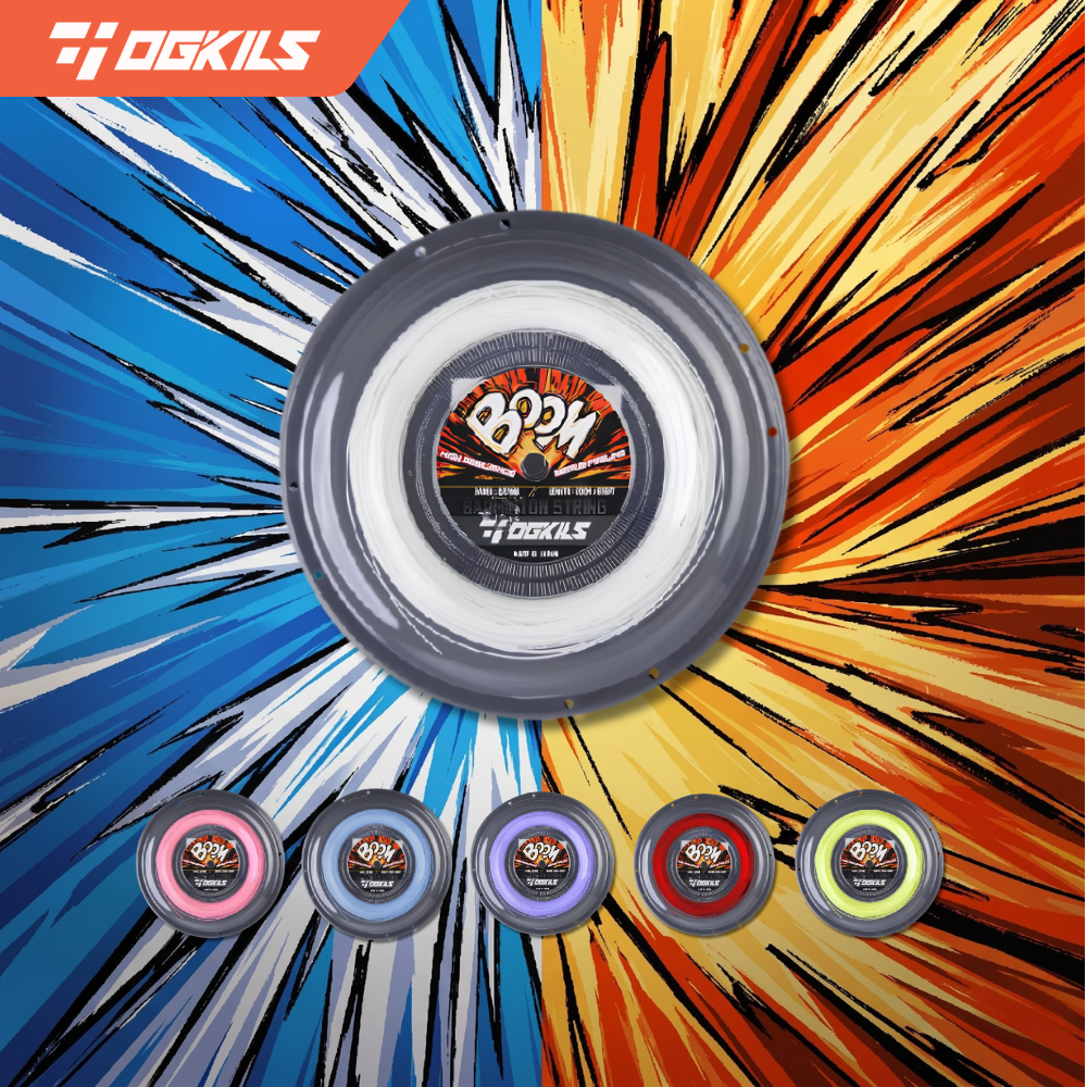 DS-BOOM High Resilience Badminton String 200m (0.65mm) - OGKILS PH
