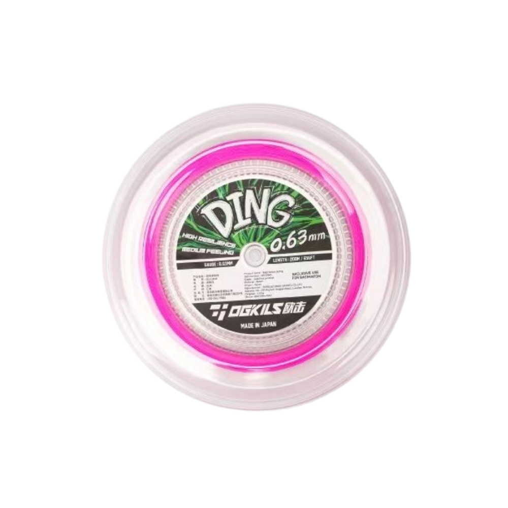 DS-DING High Repulsion Badminton String 200m (0.63mm) - OGKILS PH