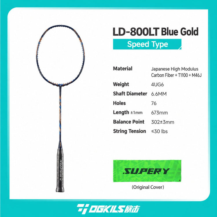 LD800LT Badminton Racket - Speed - OGKILS PH