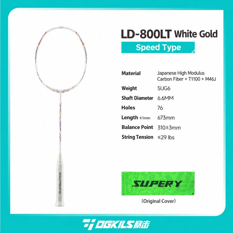 LD800LT Badminton Racket - Speed - OGKILS PH