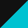 Black-Cyan swatch